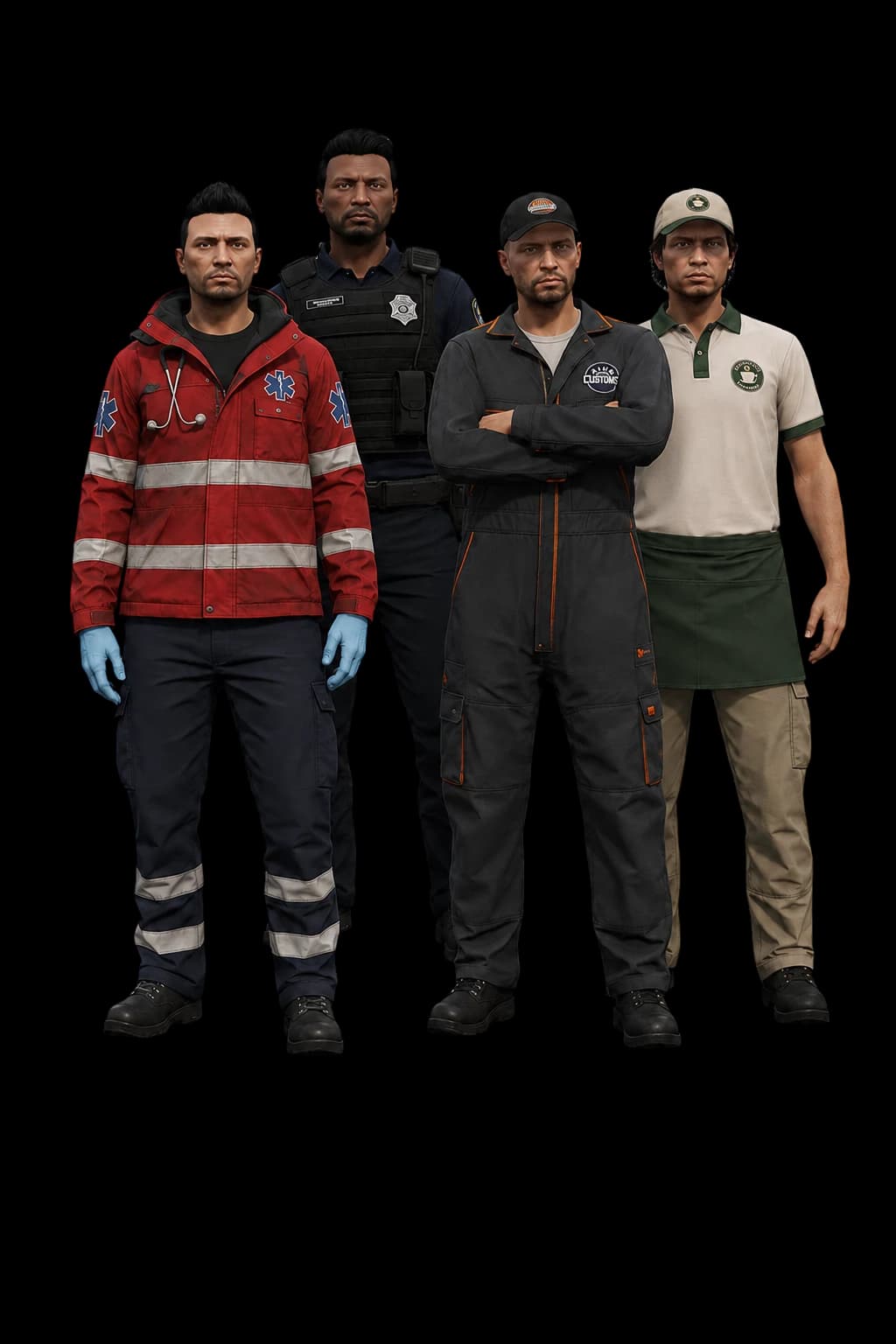 Roleplay FiveM clothing pack