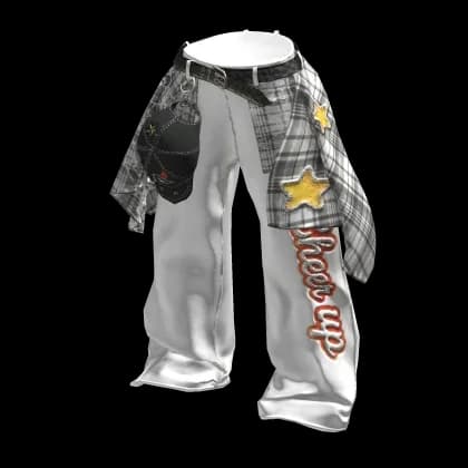 Plaid "Hook Up" Pants β Streetwear Pants UGC example