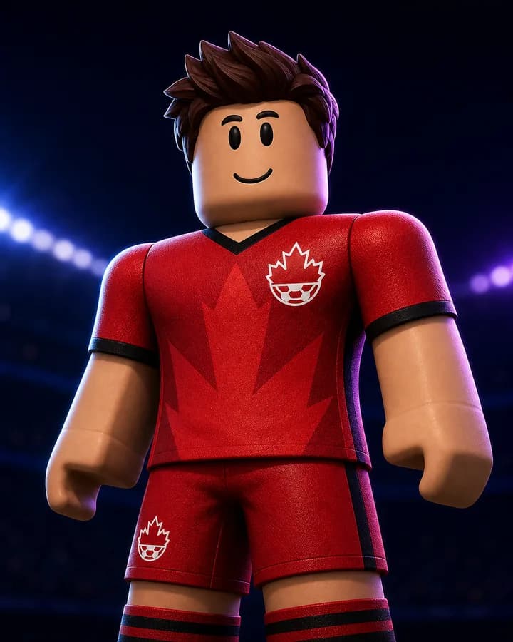 Canada Roblox World Cup jersey player