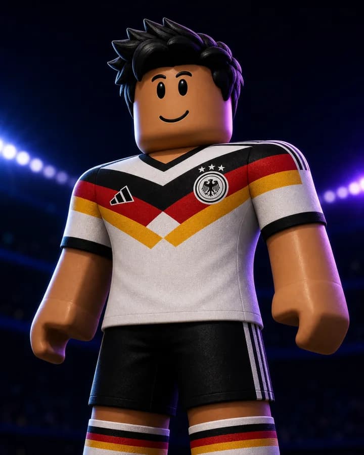 Germany Roblox World Cup jersey player