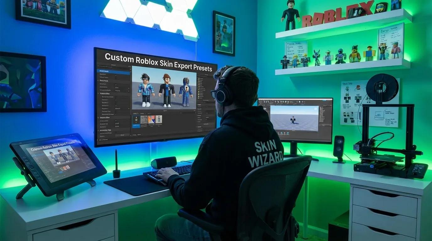 Custom Export Presets for Roblox Skins